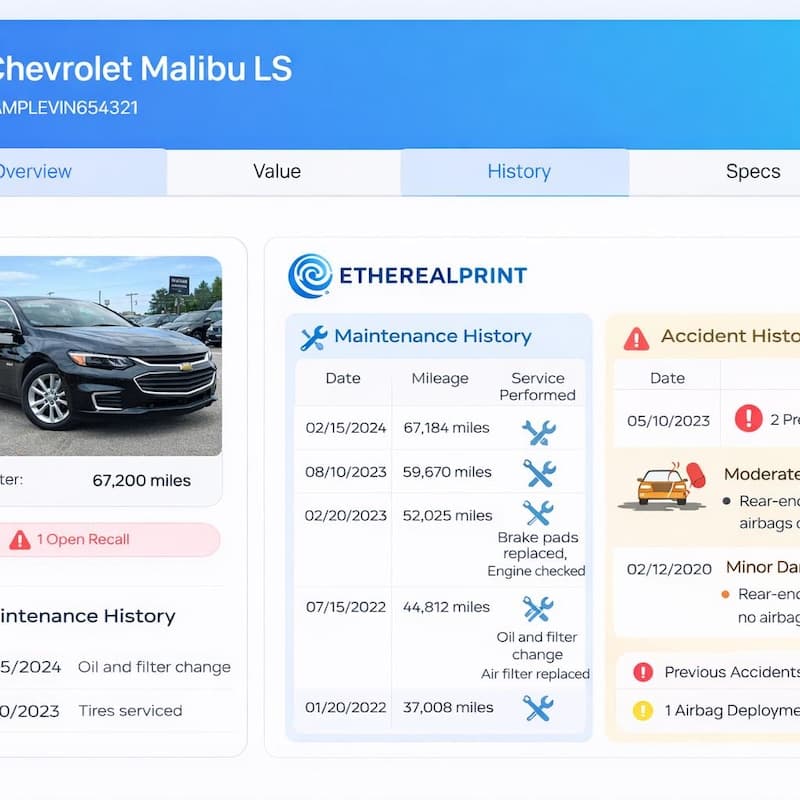 Vehicle history report